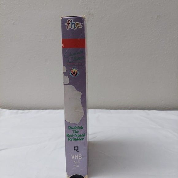 Rudolph the Red-Nosed Reindeer VHS 1989 F.H.E. Vintage Kid Christmas Movie - Picture 2 of 6
